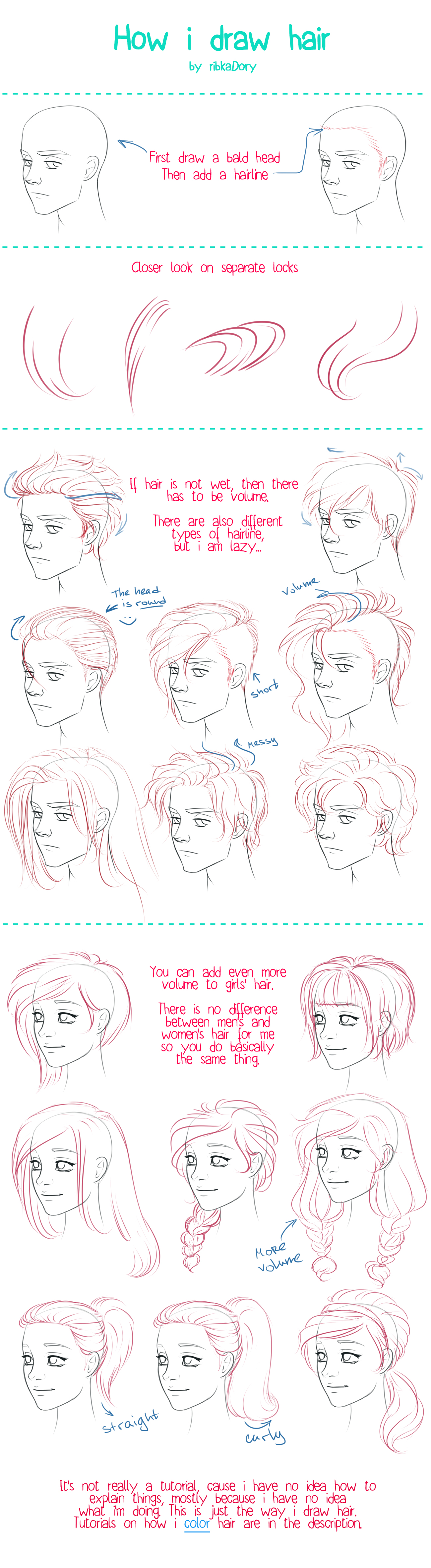 How I Draw Hair