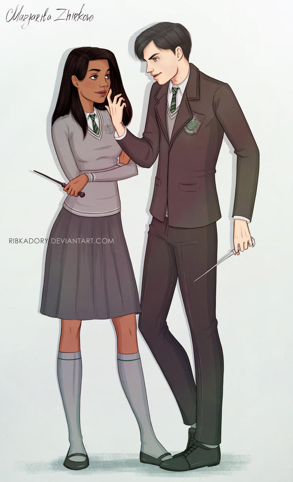 Tom Riddle Chibi Drawing Commission - Tom Riddle by ribkaDory on DeviantArt