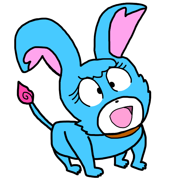 Nemmy The Bunny Eared Yokai Dog 11/5/22