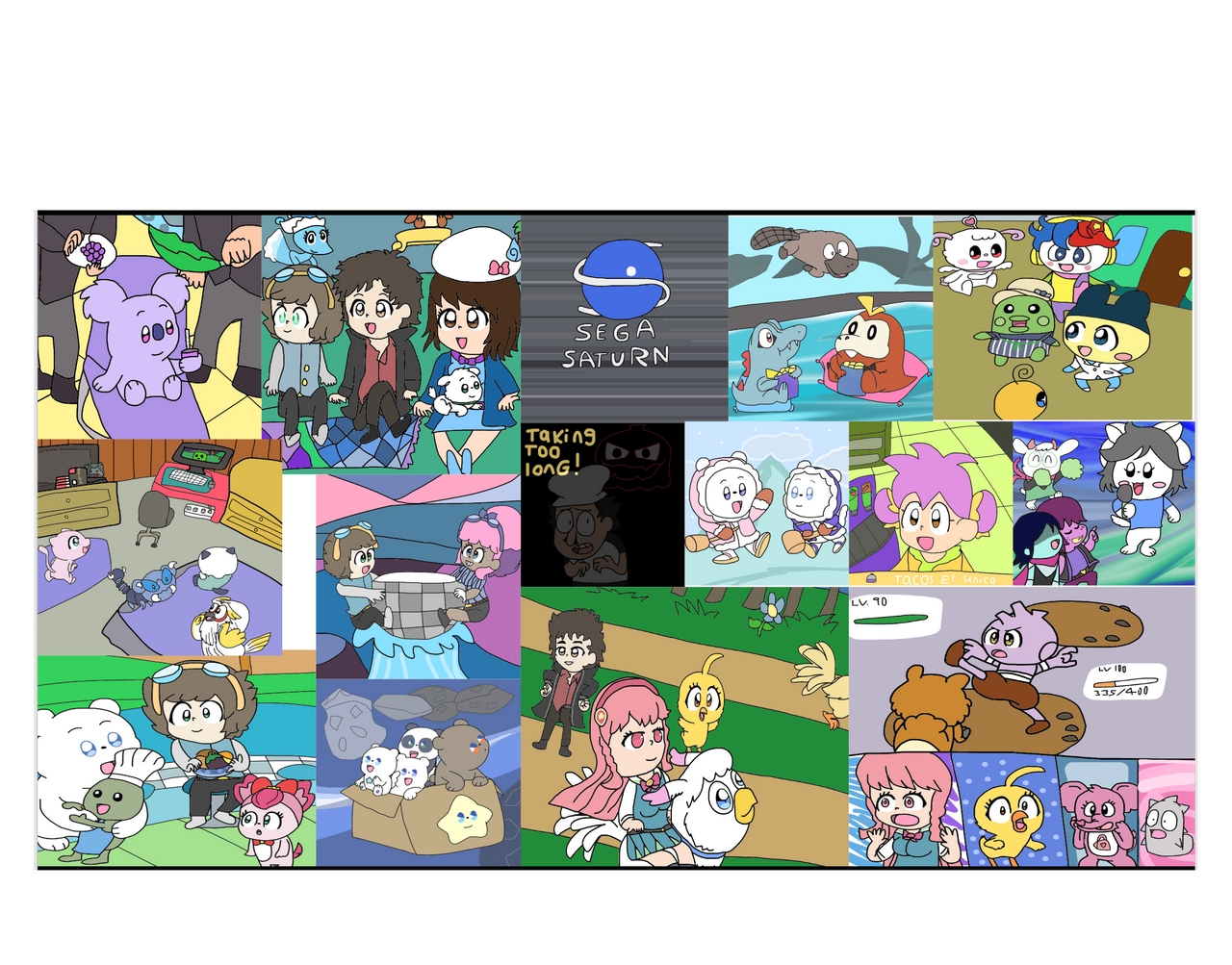 Mc's Fanart July 2025: Anime Expo, Nom Nom, Etc