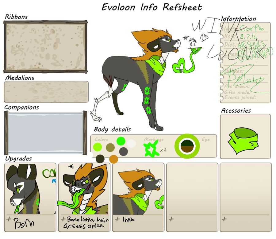 Corpse Reference Sheet By DaBlueNinjaz On DeviantArt