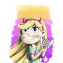 Star Butterfly Watercolor