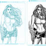 Ink test - Justice41's Witchblade