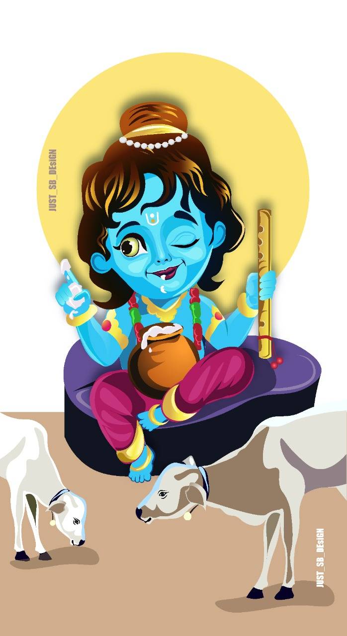Bal Krishna vector illustration by SBdesign28 on DeviantArt