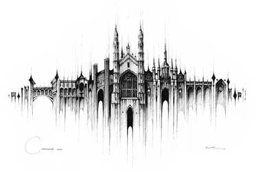 CAMBRIDGE Panorama Mix BW - Pavel Filgas Art