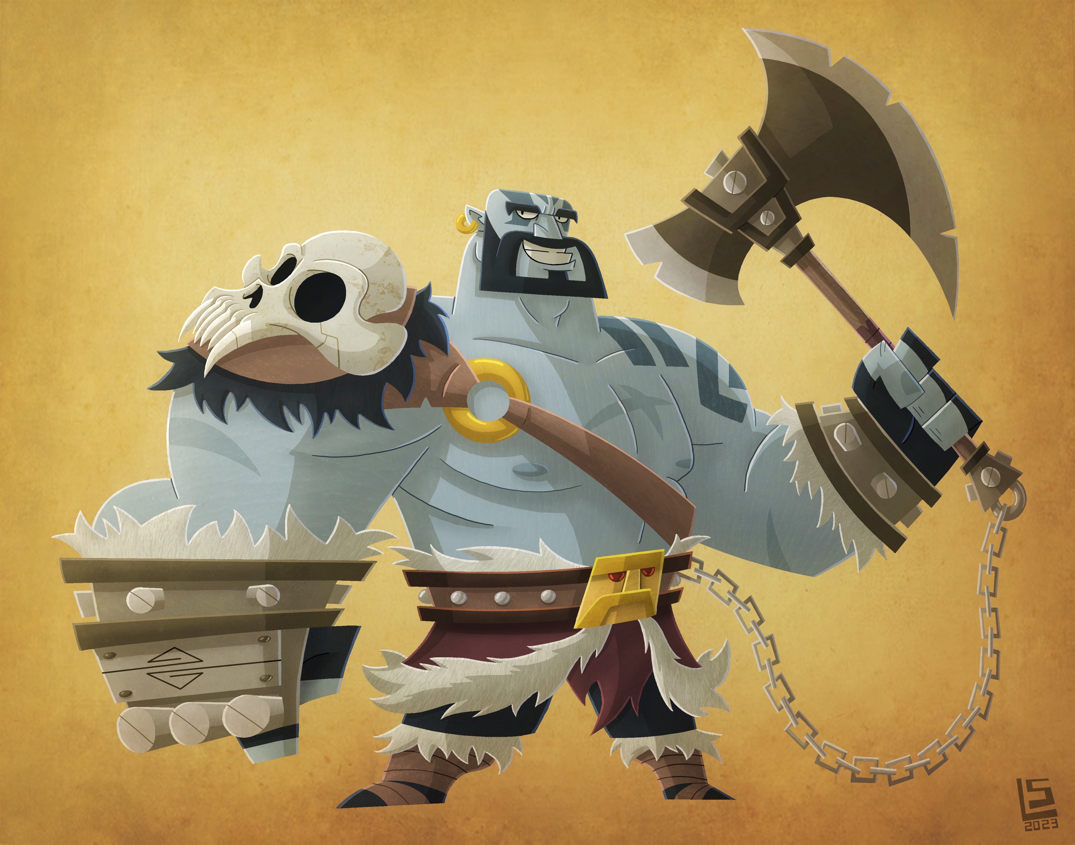 Fan art Grog Strongjaw by Simardluc95 on DeviantArt