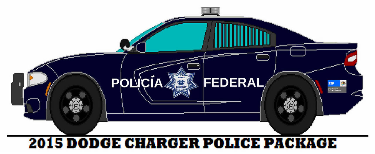 2015 Dodge Charger Mexico Policia Federal by VehicleModGuy on DeviantArt