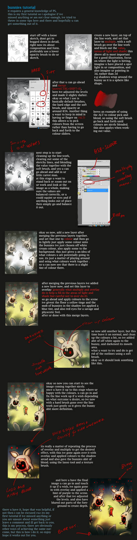 savage bunny tutorial by Rats-in-the-van on DeviantArt