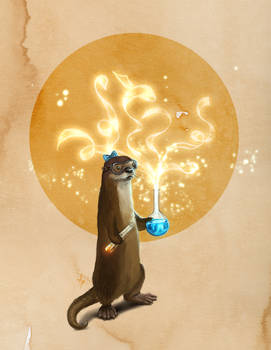 Otter Doing Science