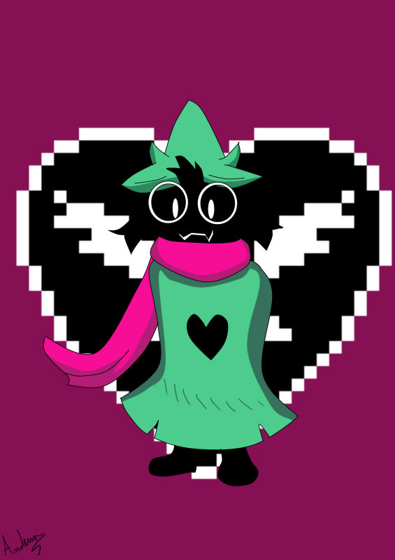 Ralsei by Darkiganv on DeviantArt