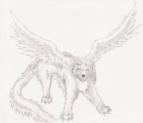 Winged Wolf