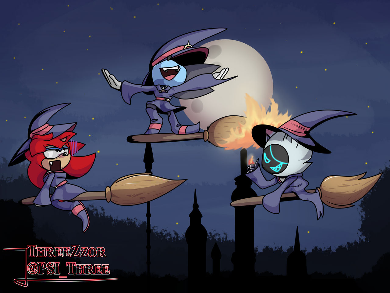 Little Witch Ultimates - Three Jackob and Atom