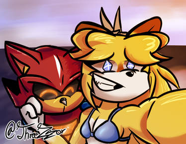 Beach Selfie - Tara x ThreeD