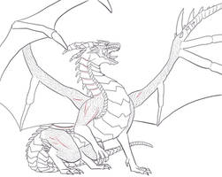 [ToZ] Dragon!Eizen Lineart
