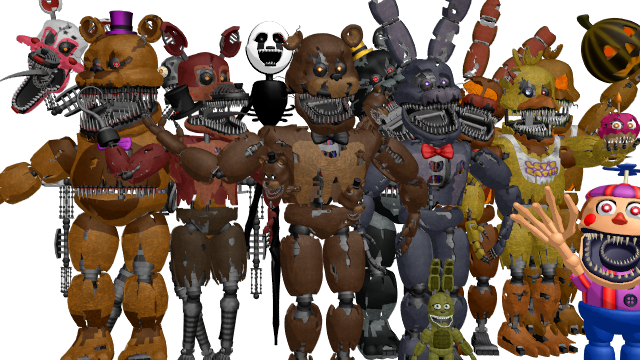 FNaF/C4D] - FNaF 4 Pack By EA No-Root by fazred on DeviantArt