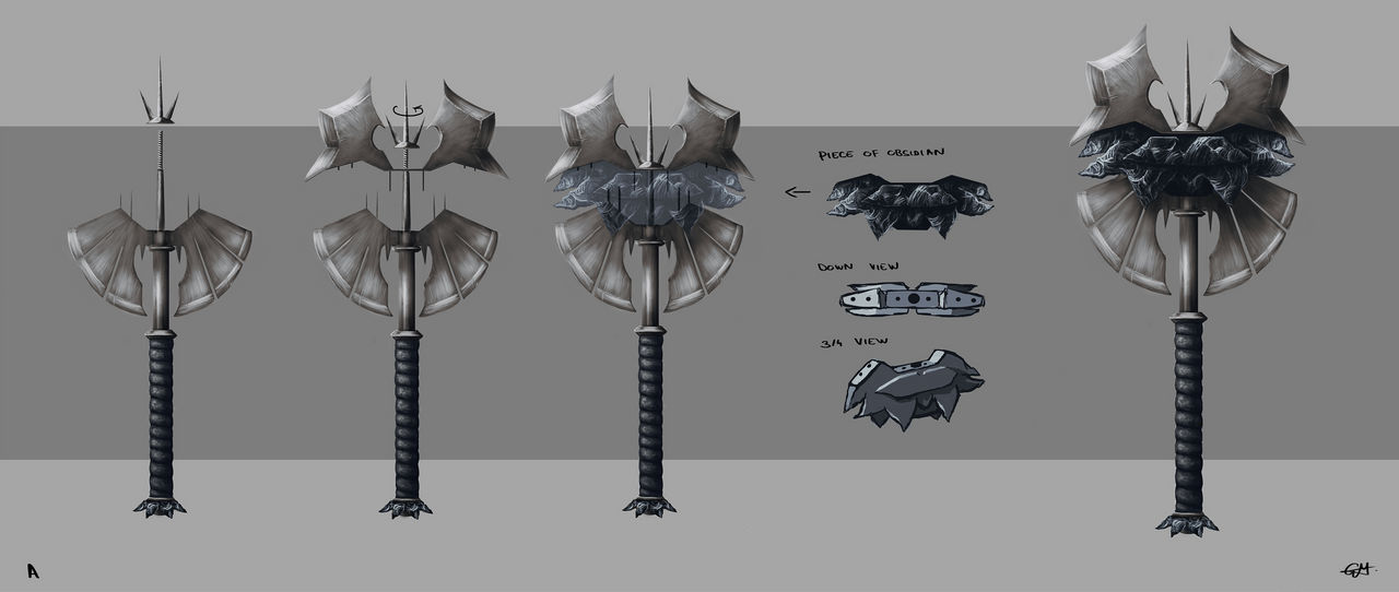 Obsidian Axe A - Callout by TheRiki on DeviantArt