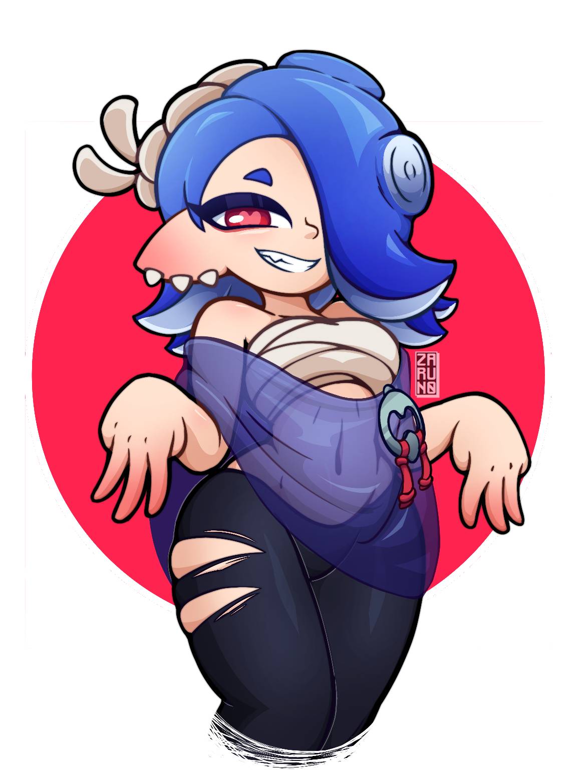 Splatoon Shiver R35 Shiver (splatoon 3) by ZarunoTrop on DeviantArt