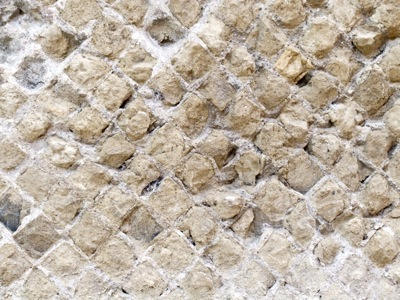 House wall made of stones