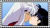 InuYasha and Kagome Stamp by blondishnet