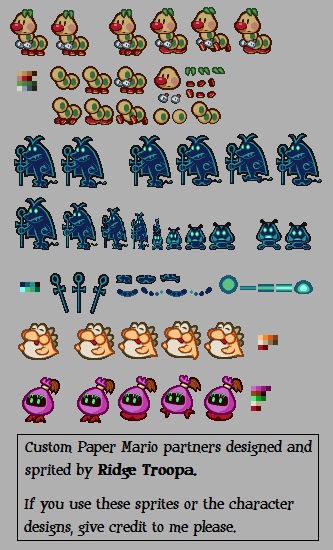 Custom Paper Mario Partners by RidgeTroopa on DeviantArt