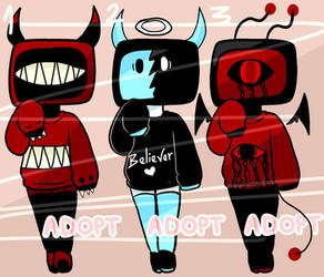 ADOPTABLES TV`S  SET PRICE OPEN   1/3