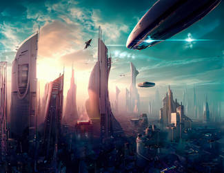 Future City Sky