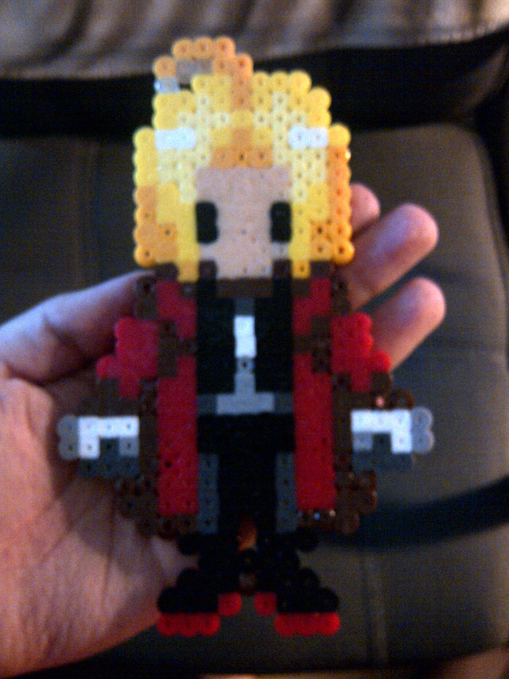 Edward Elric Perler Bead Figure