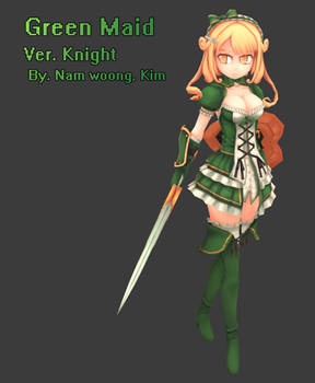 green maid knight 3D