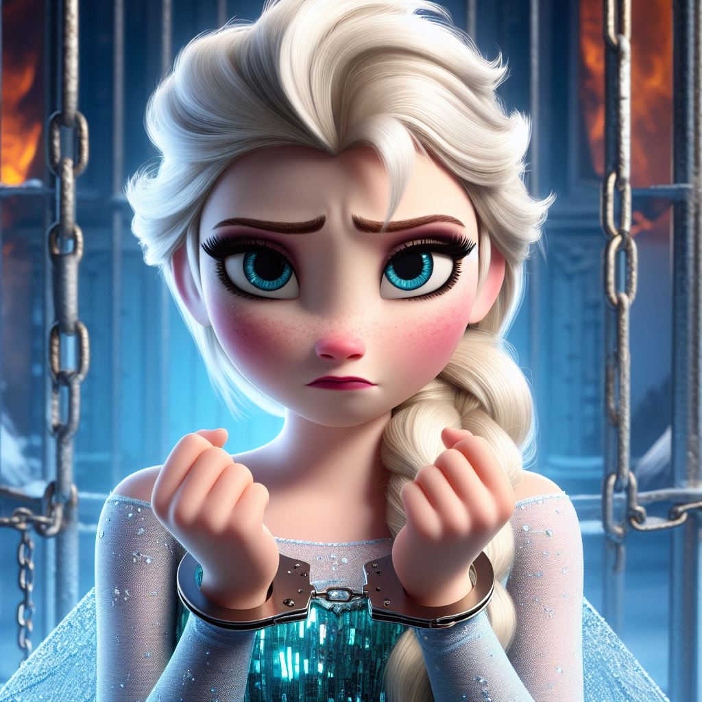 Frozen Inflation Deviantart Handcuffed and Imprisoned Elsa by DarkfoxAI on DeviantArt