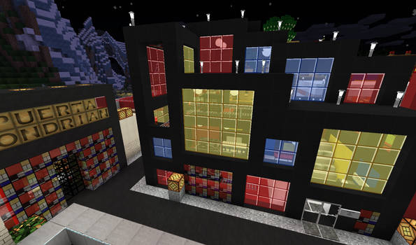 Minecraft. Mondrian Gate and Station, Craftmelot