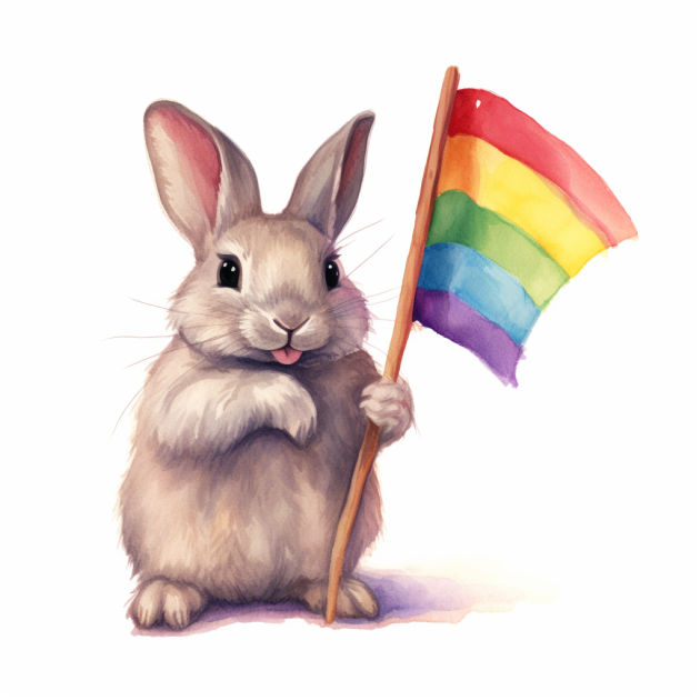 June Rabbit Pride Happy Pride Month Everyone! by H1m78 on DeviantArt