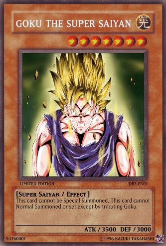 Yugioh Card Goku Super Saiyan by songokussj6 on DeviantArt Yugioh Card Goku Super Saiyan by songokussj6 on DeviantArt