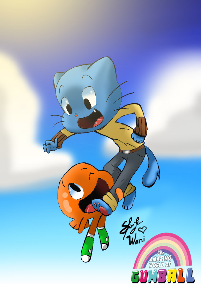 Gumball and Darwin(Collab with SfinJe)