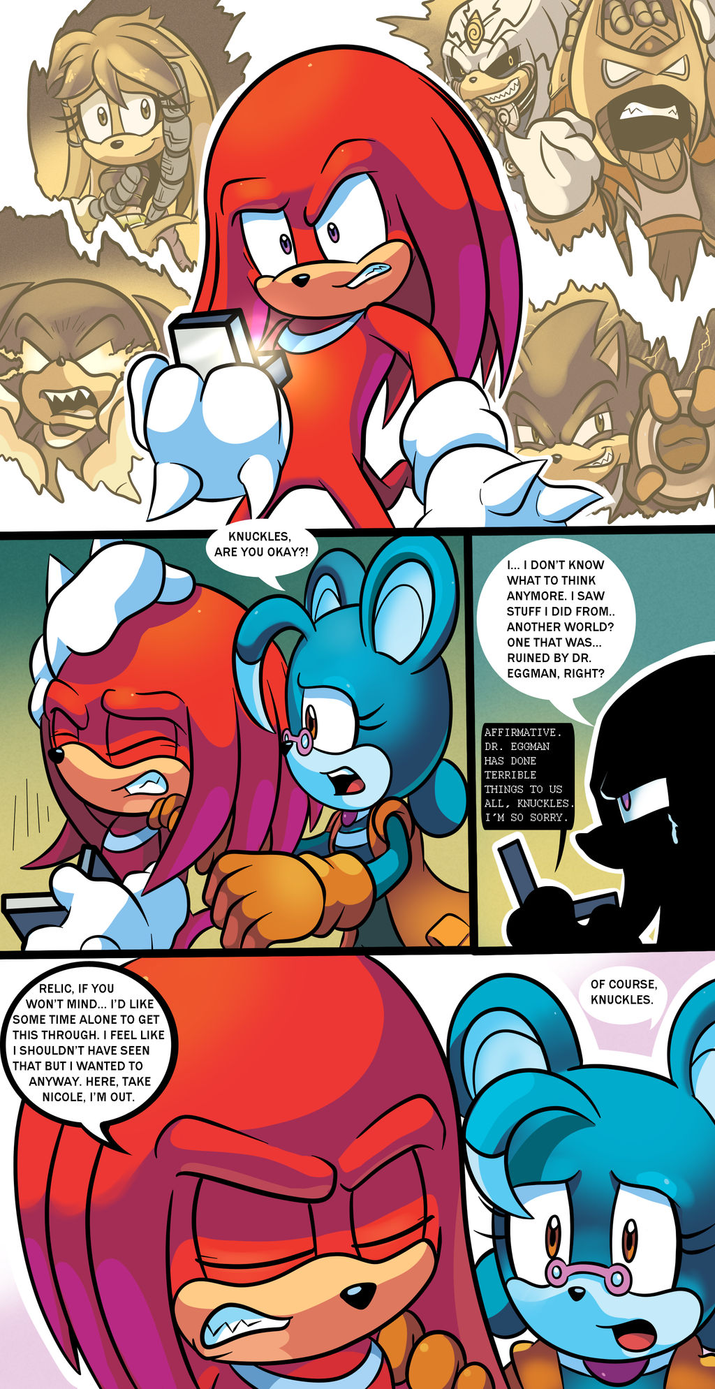 Archie Sonic: Knuckles' Memories are Restored