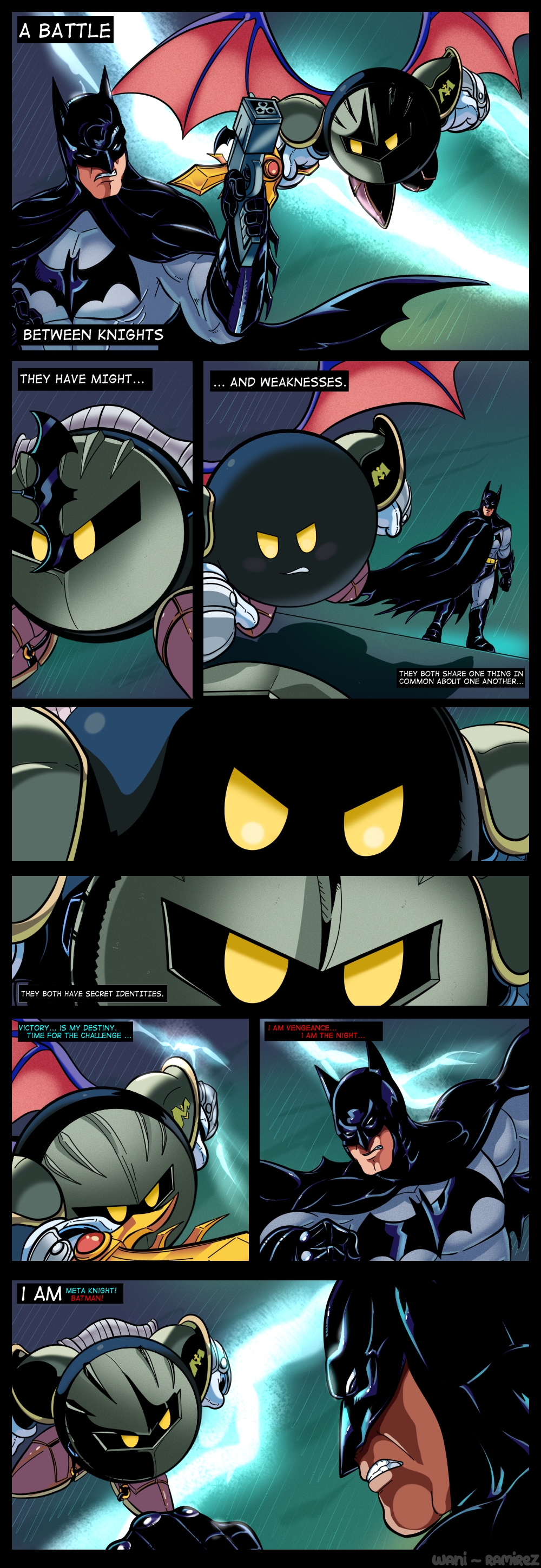 The Dark Knight vs Meta Knight