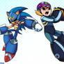 Sonic Man and M'egga Man