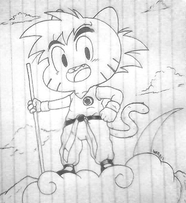 Sketch - Gumball Goku