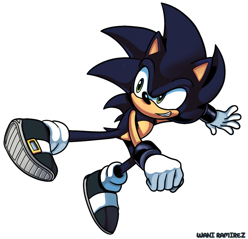 Super Dark Sonic by NeppyNeptune on DeviantArt