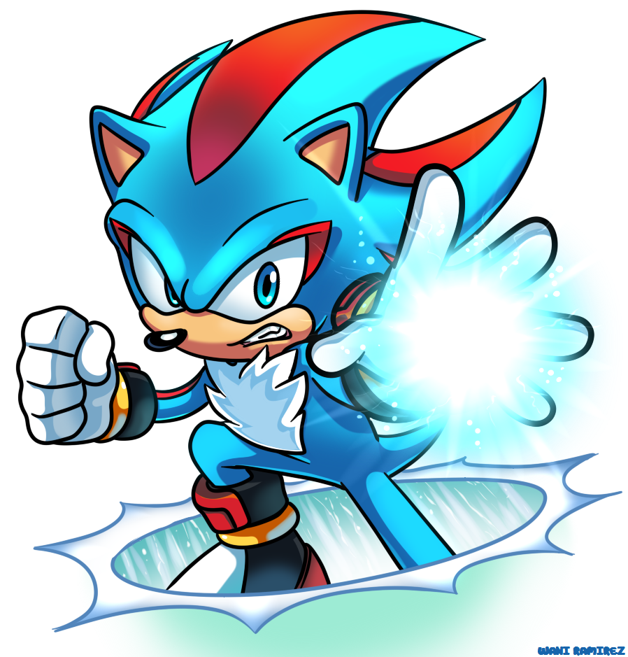 SUPER SONIC GOD (BLUE) by SarkenTheHedgehog on DeviantArt