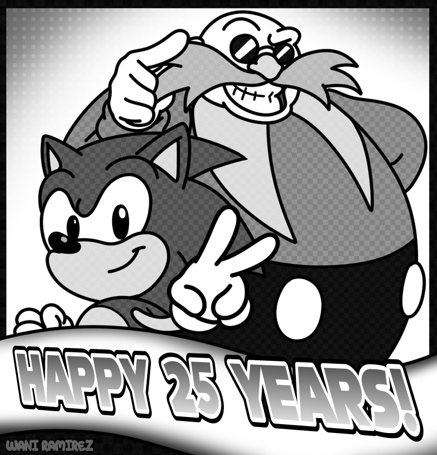 Happy 25 Years to Sonic and Eggman