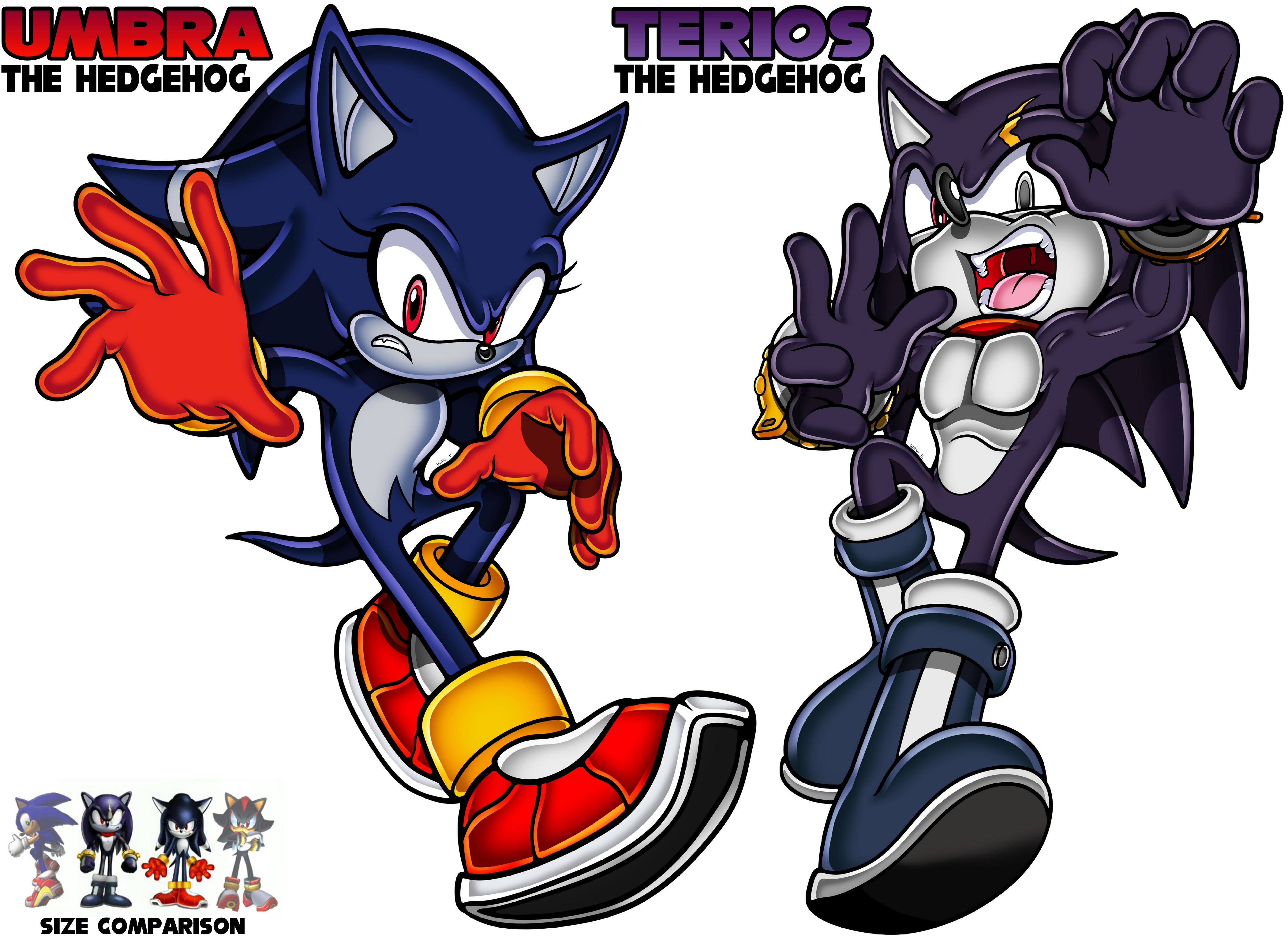 images Terios The Hedgehog Concept Art sonic umbra and terios by waniramirez