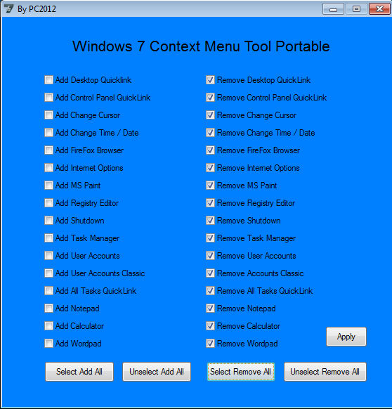 Context Menu Tool Portable W7 by PC2012 on DeviantArt