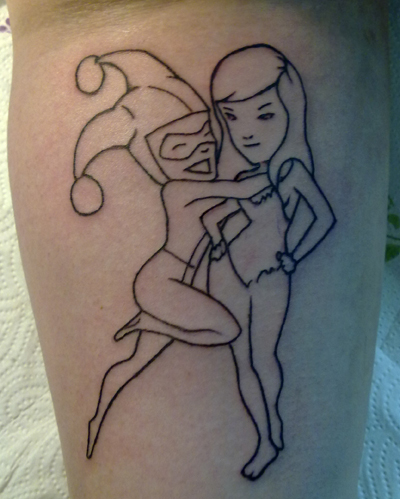 Harley and Ivy tattoo