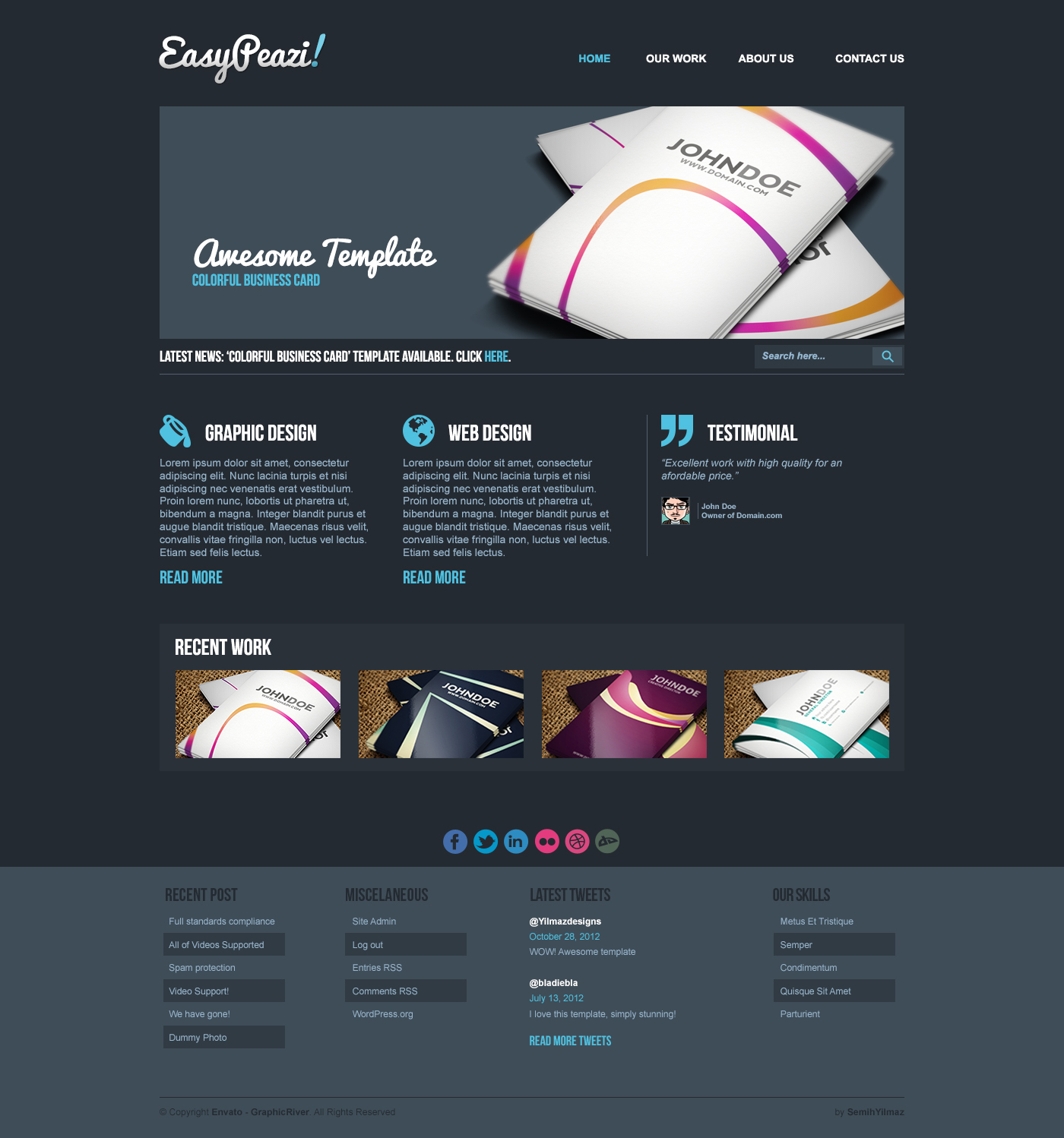 EasyPeazi! - Webdesign Template