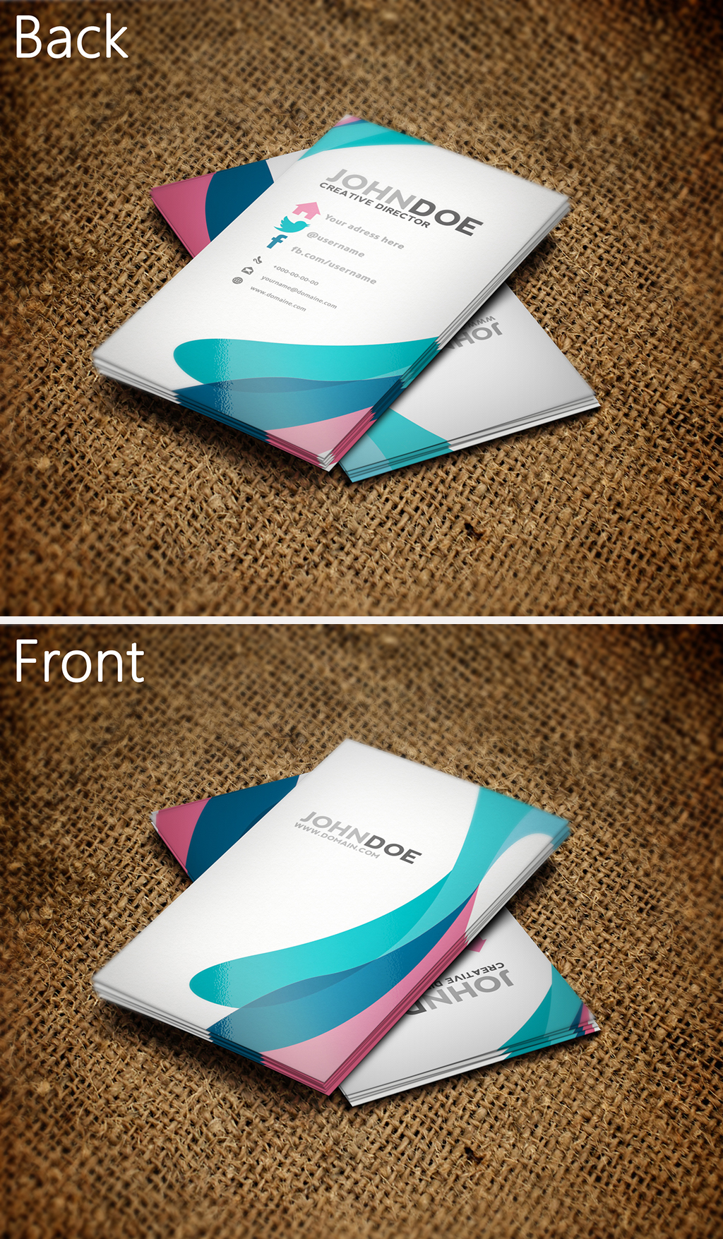 Colorful Business Card 3