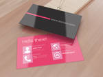 Metro Inspired Clean Business Card