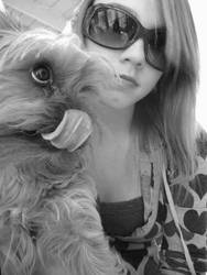 mehh and my doggie