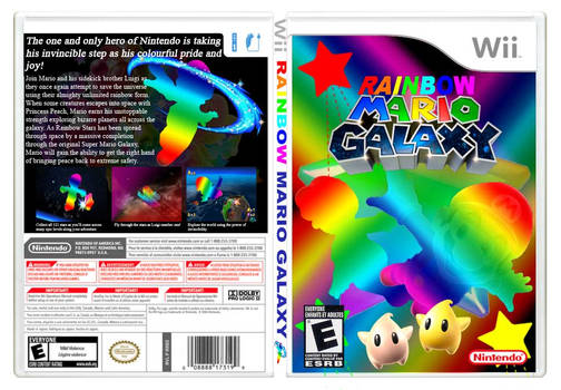 Rainbow Mario Galaxy Box Art