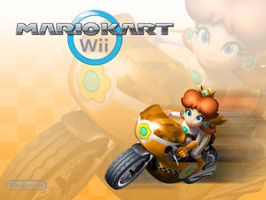 Mario Kart Wii Daisy Mach Bike