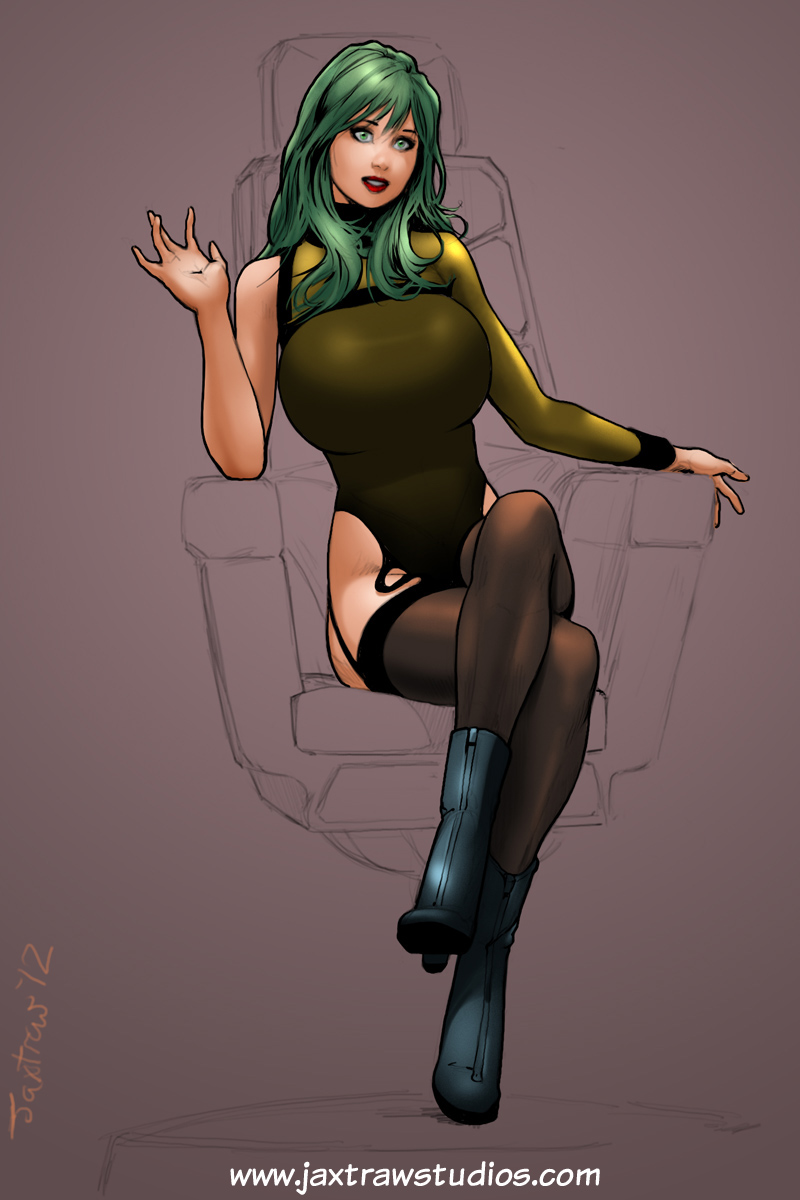 Lucy Lastique, In Command, WIP by jaxtraw2